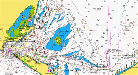 chanel charts port phillip bay|Map of Westernport Bay. .